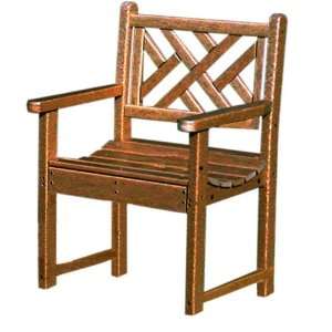 Polywood Chippendale Collection Arm Chair: Home & Kitchen