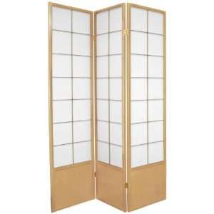  6 ft. Tall Zen Shoji Room Divider  Natural   3_Panel