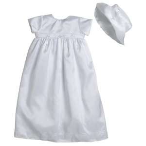  Girls White Christening Gown With Matching Hat 0 6 Months 
