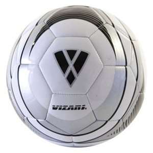 Vizari Ultima Soccer Balls WHITE/SILVER 5  Sports 