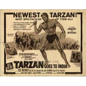  Tarzan Goes to India Movie Poster (11 x 14 Inches   28cm x 