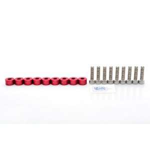   Header Cup Washers Kit Various Honda / Acura Engines   Red: Automotive