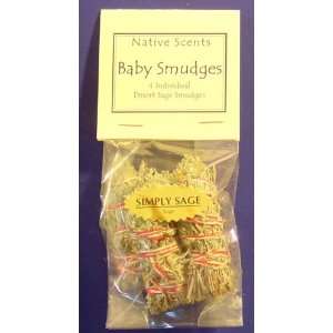    Simply Sage   Four Desert Sage Baby Smudges   Native Scents Beauty