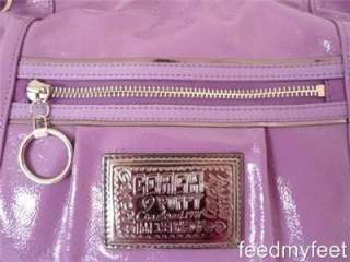 Coach 15790 Poppy Grape Purple Lavender Patent Handbag Hobo Crossbody 