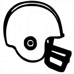  DEC 015 Football Helmet Decal