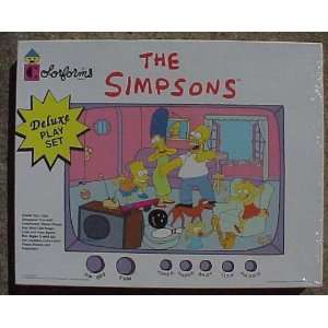  The Simpsons Colorforms Deluxe Play Set: Toys & Games