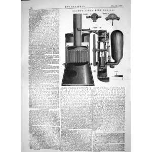   1864 SHAND STEAM FIRE ENGINES MACHINERY APPARATUS: Home & Kitchen