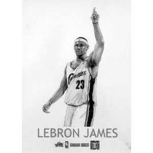  LeBron James Cleveland Cavaliers 5x7 Unframed Print 