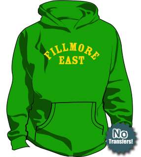 Fillmore East Rock Club Vintage 70s Retro New Hoodie  