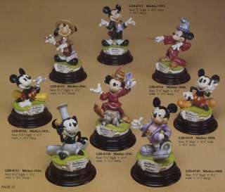 Disney Capodimonte   Laurenz   Figures   Mickey Mouse matched numbed 8 