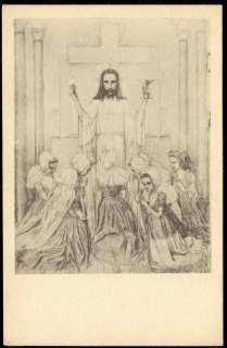 Dutch Symbolist JAN TOOROP Christus Eucharisticus 1925  