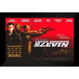  Lucky Number Slevin 27x40 FRAMED Movie Poster   Style A 
