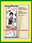 35 japan anime fabric wall decor scroll poster black butler 