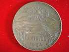 1964 20 Centavos Sunset Mexico Mexican Coin  COOL #A10