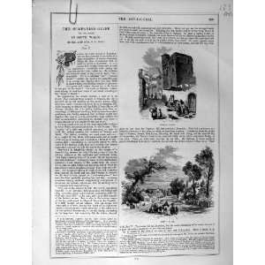   Art Journal 1860 Swansea Castle Sketty Village Mumbles