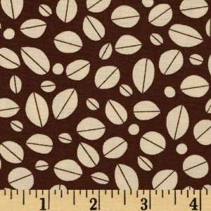  44 Wide Metro Cafe Coffee Beans Cocoa/Cream Fabric By 