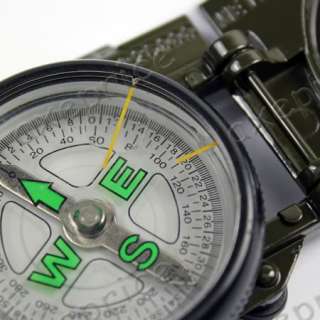 Military Style Camping SIGHTING Lensatic Compass 3in1  