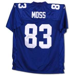 Sinorice Moss New York Giants Autographed Reebok Jersey  