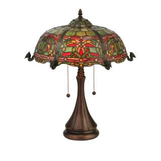 BEAUTIFUL TIFFANY STYLE CLASSIC VIKING TABLE LAMP LIGHT NEW  