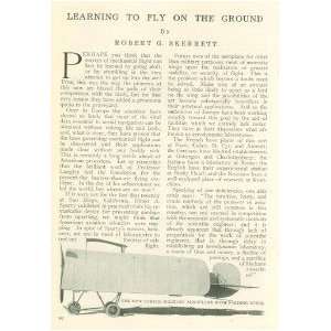  1913 Flight Simulators Learning To Fly On Ground 