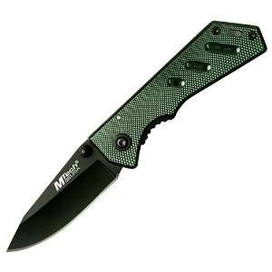  M Tech Green Folding Knife Diamond Cut
