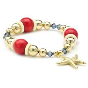 TARINA TARANTINO Hey Sailor Stretch Bracelet With Starfish Charm in 