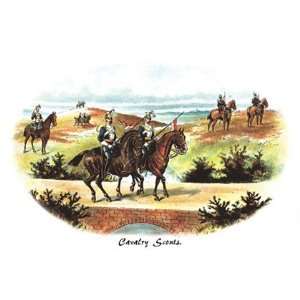 Cavalry Scouts by Richard Simkin 18x12 