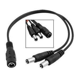   5.5mm One to Double DC Power Supply Splitter Cable: Electronics