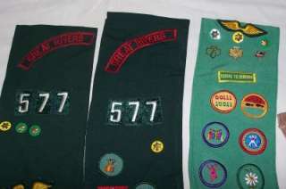 VTG GIRL SCOUTS/BROWNIE ITEMS BADGES/PATCHES/BOOK/PINS  