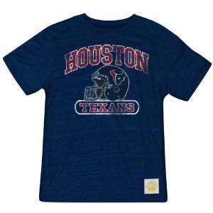  Houston Texans Retro Sport Show Boat Tri Blend T Shirt 