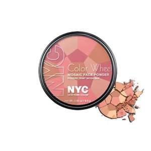  NYC Mosaic Face Powder color Wheel Rose Glow (2 Pack 