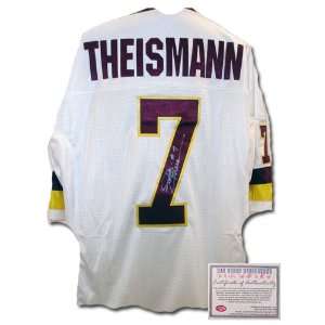  Joe Theismann Autographed Home White Jersey: Sports 