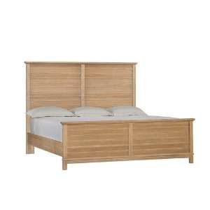   Furniture Resort Cape Comber Panel Bed in Distressed Sea Oat   Queen