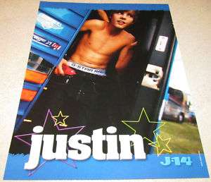JUSTIN BIEBER Shirtless Teen Pop Star 8X10 PINUP G Star Underwear Boy 