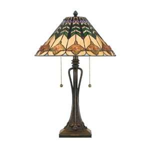   : Quoizel Botanical Garden Tiffany 2 Lt Table Lamp: Home Improvement