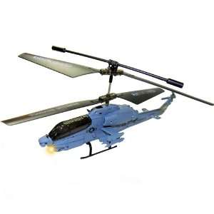   Gyroscope GYRO 3.5 Channel Infrared RC Helicopter   Blue Toys & Games