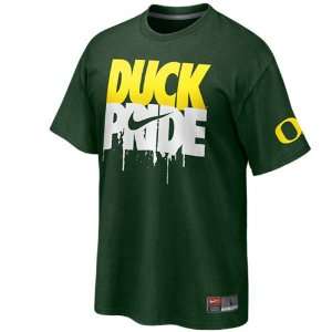  Nike Oregon Ducks 2011 Pride T Shirt   Green (X Large 