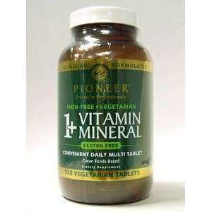  Pioneer 1+ Vitamin Mineral w/o Iron 120 vtabs: Health 