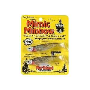   Baitfish 1/4oz Mimic Minnow Shad Jig Silver Shiner 
