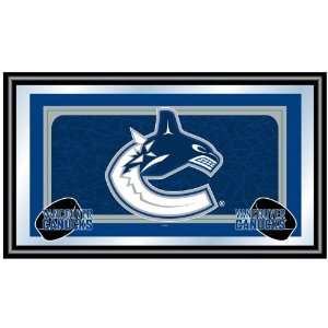  NHL Vancouver Canucks Framed Team Logo Mirror Sports 