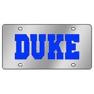 Duke University License Plate