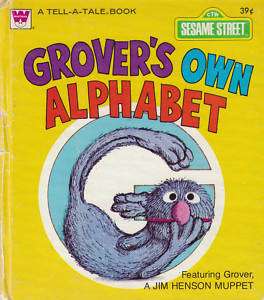 Sesame Street Grovers Own Alphabet Tell A Tale Book  