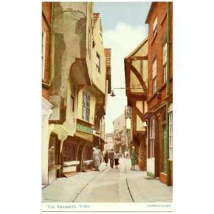   1950s Vintage Postcard The Shambles York England UK 