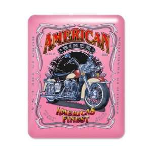  iPad Case Hot Pink American Biker Americas Finest Born in 
