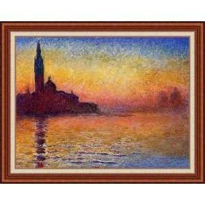  San Giorgio Maggiore Soleil Couchant by Claude Monet 