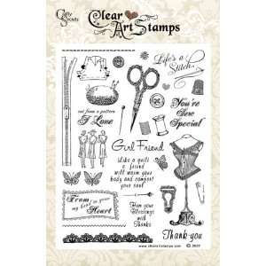  Crafty Secrets Clear Art Stamp Large 8X6 Sheet S