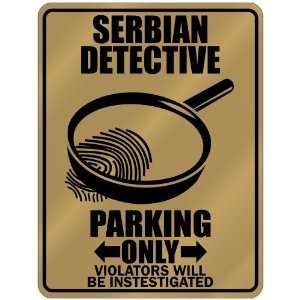 New  Serbian Detective   Parking Only  Serbia And Montenegro 