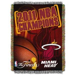  NBA Miami Heat 2011 Championship Acrylic Tapestry Sports 