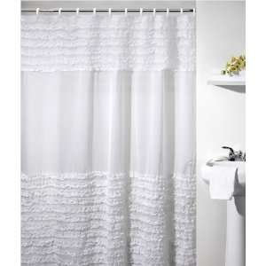 Ruffles Shower Curtain:  Home & Kitchen