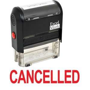  CANCELLED Self Inking Rubber Stamp   Red Ink (42A1539WEB R 